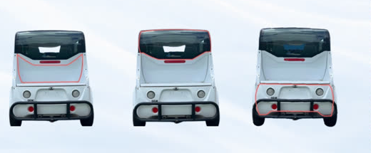 Full back wrap ad-space diagram on Breeze GEM shuttles